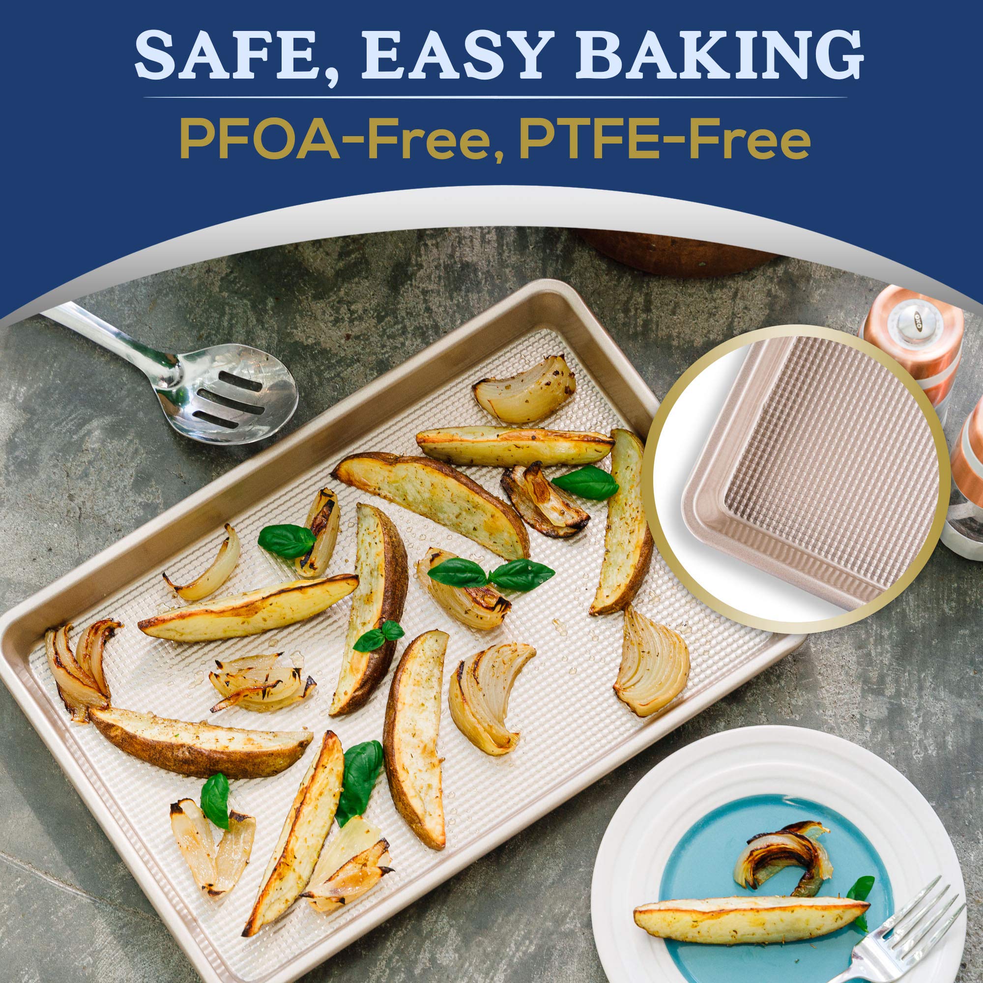 Ultra Cuisine Nonstick Half Sheet Baking Pan -13 x 18 inch