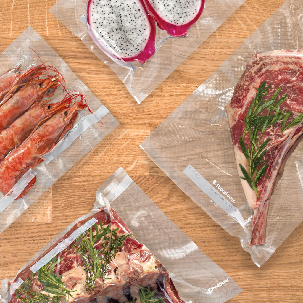 FoodSaver Custom Fit Vacuum Sealer Rolls, Airtight Food Storage and Sous Vide Rolls, BPA-Free, 11 x 16' (Pack of 3)
