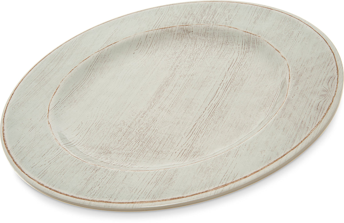CFS 6400418 Grove Melamine Charger, 12.5", Smoke