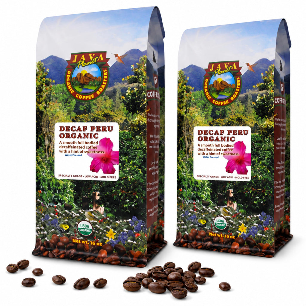 Java Planet Low Acid Organic Papua New Guinea Whole Bean Coffee 16oz
