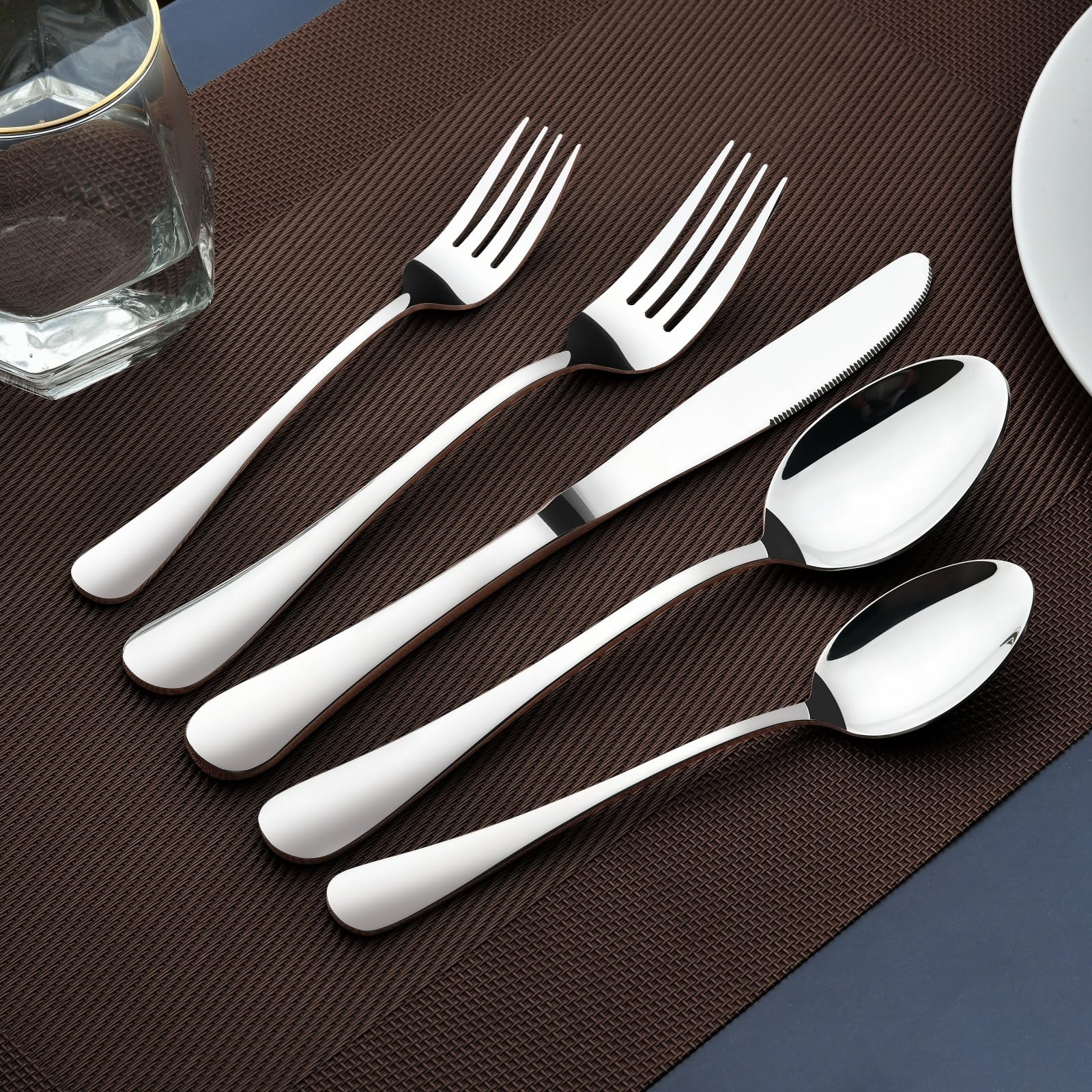 Silverware Set for 12,60 Piece Stainless Steel Flatware Utensil Cutlery Set