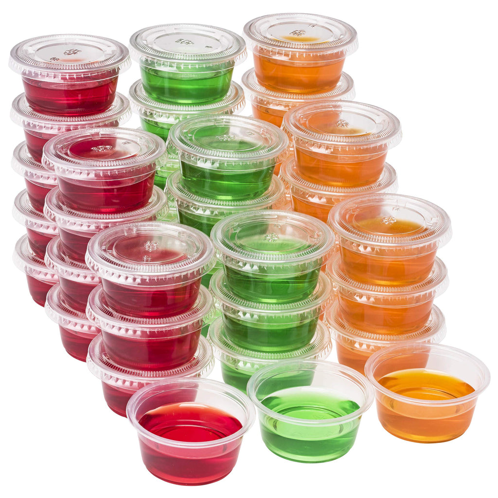 DuraHome Food Storage Containers with Lids 8oz, 16oz, 32oz Freezer Deli Cups Combo Pack, 70 Sets BPA-Free Leakproof Round Clear Takeout Container Meal Prep Microwavable (70 Sets - Mixed sizes)