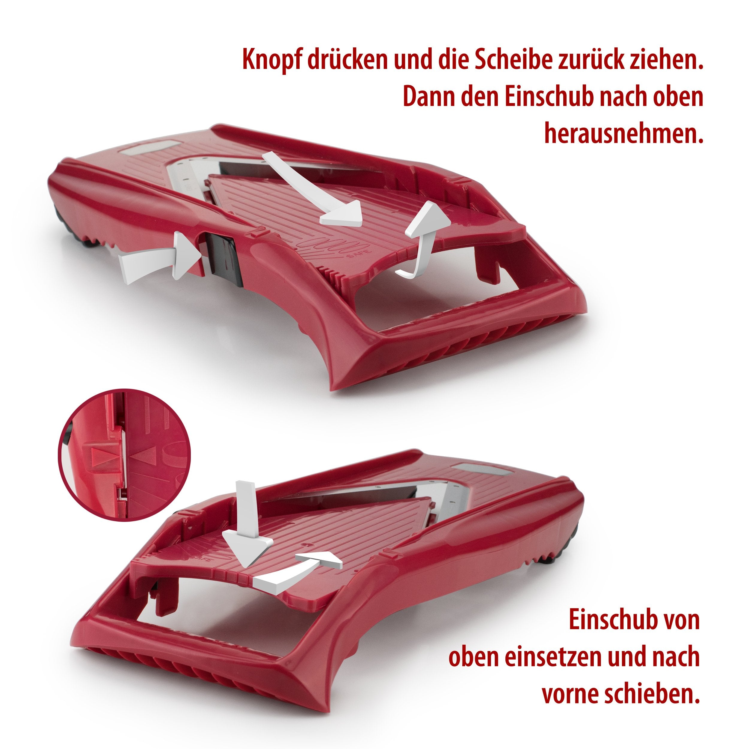 Swissmar Borner V Power Mandoline, V-7000, Red
