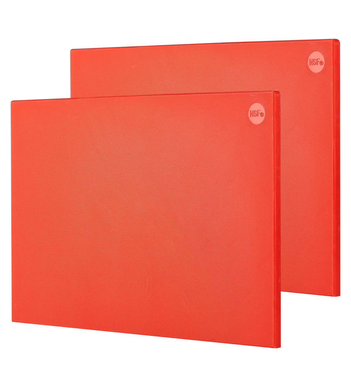 CURTA 2-Pack Green Cutting Boards for Kitchen, 18" x 12" x 0.5" Color Coded Plastic Chopping Board with Anti Slip Surface Dishwasher Safe