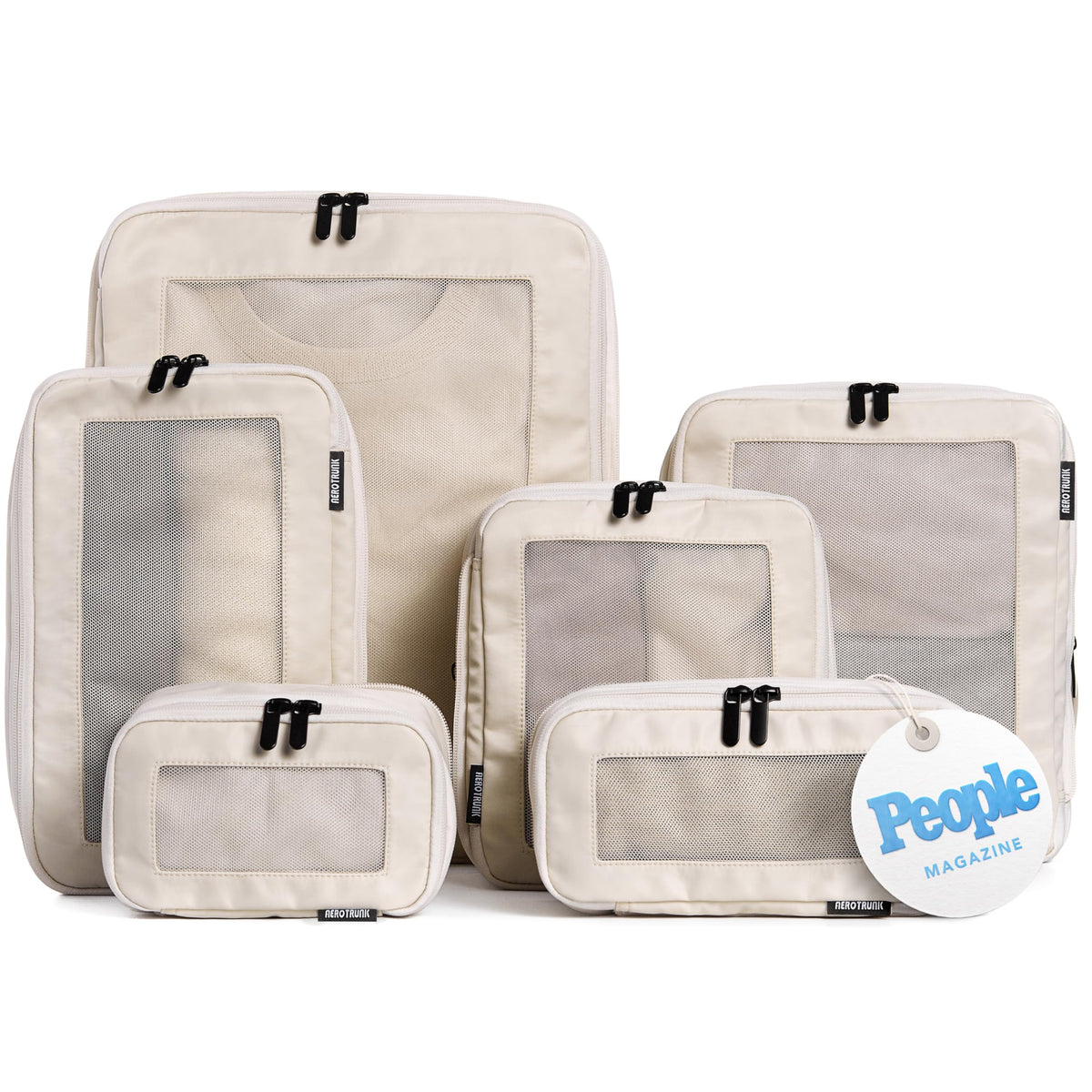 Aerotrunk Compression Packing Cubes for Travel, 4-Pack, Teal