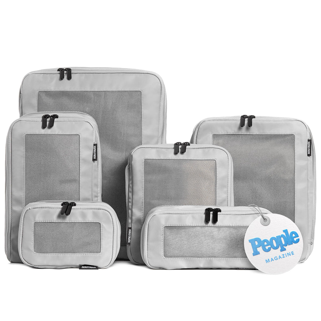 Aerotrunk Compression Packing Cubes for Travel, 4-Pack, Teal