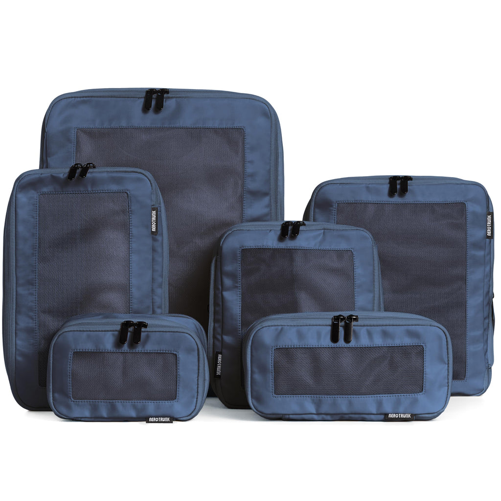 Aerotrunk Compression Packing Cubes for Travel, 4-Pack, Teal