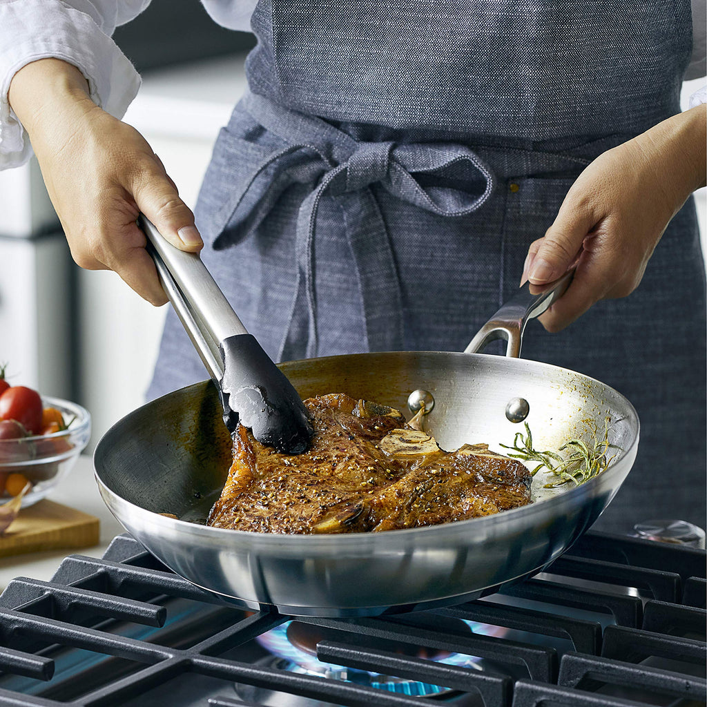 KitchenAid Stainless Steel Cookware Induction Pots and Pans Set, 10-Piece
