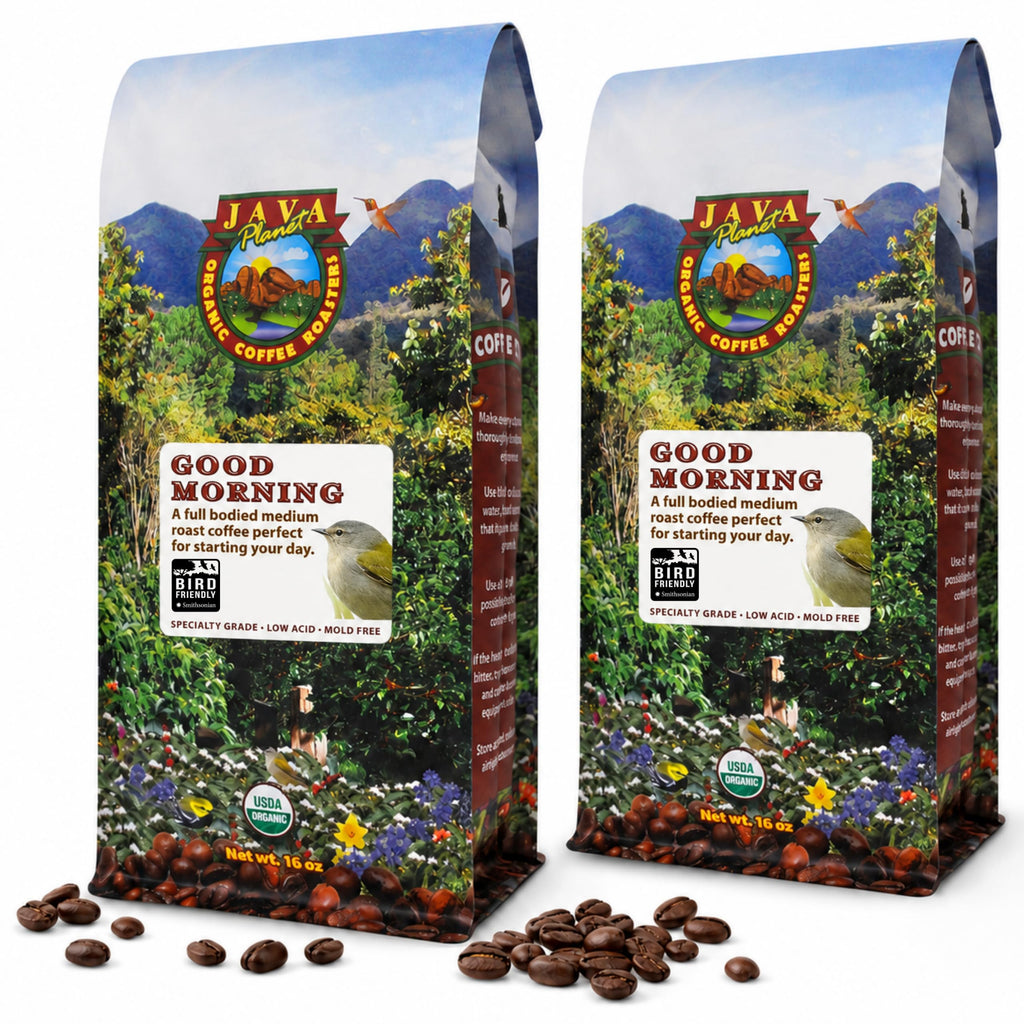 Java Planet Low Acid Organic Papua New Guinea Whole Bean Coffee 16oz