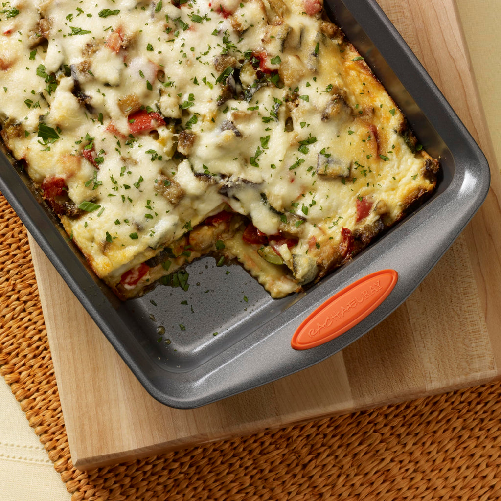 Rachael Ray Nonstick Rectangle Cake Pan, 9x13 Baking Pan