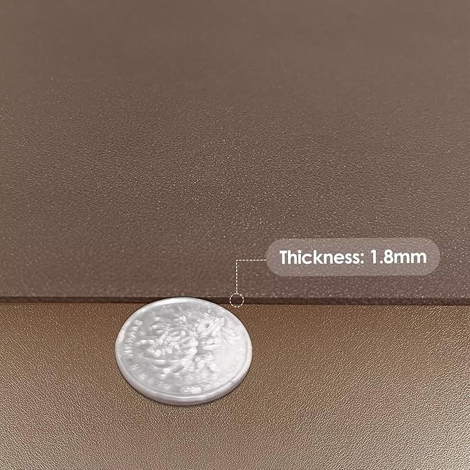 Desk Cover Protector - 24x36 Inch Waterproof Can Cover Up Defects Protect The Surface of Furniture from Scratches Can Be Used for Office Coffee Table Dorm(Mud Color+Champagne Gold 24x36)