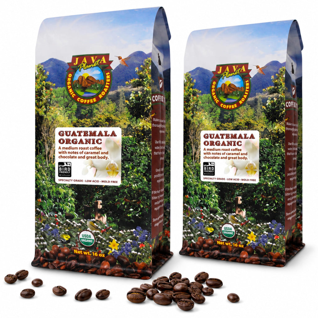 Java Planet Low Acid Organic Papua New Guinea Whole Bean Coffee 16oz
