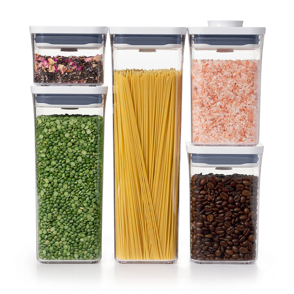 OXO Good Grips POP Airtight Food Storage Containers for Pantry, 5-Piece Set