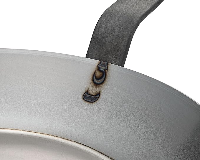 Matfer Bourgeat Black Carbon Steel Frying Pan, 11"