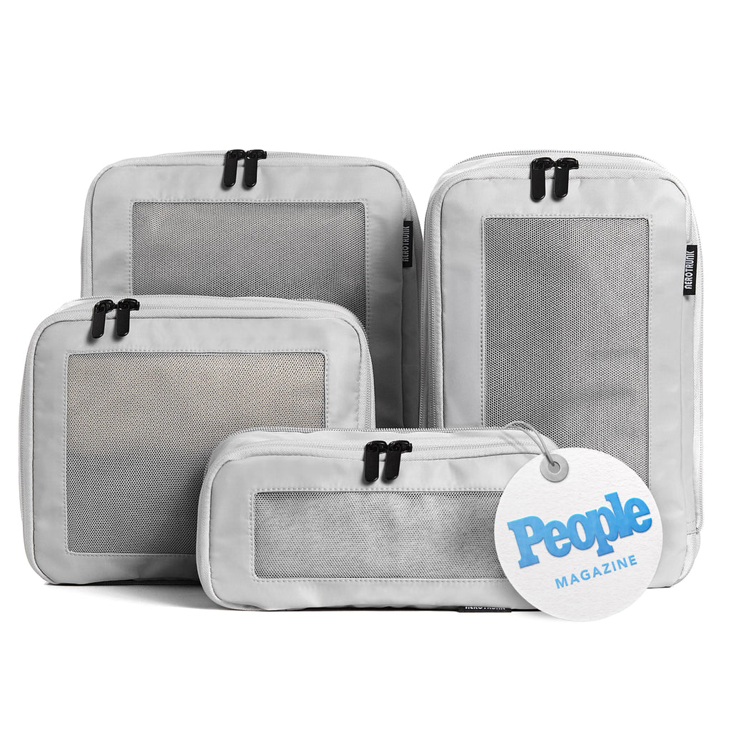 Aerotrunk Compression Packing Cubes for Travel, 4-Pack, Teal