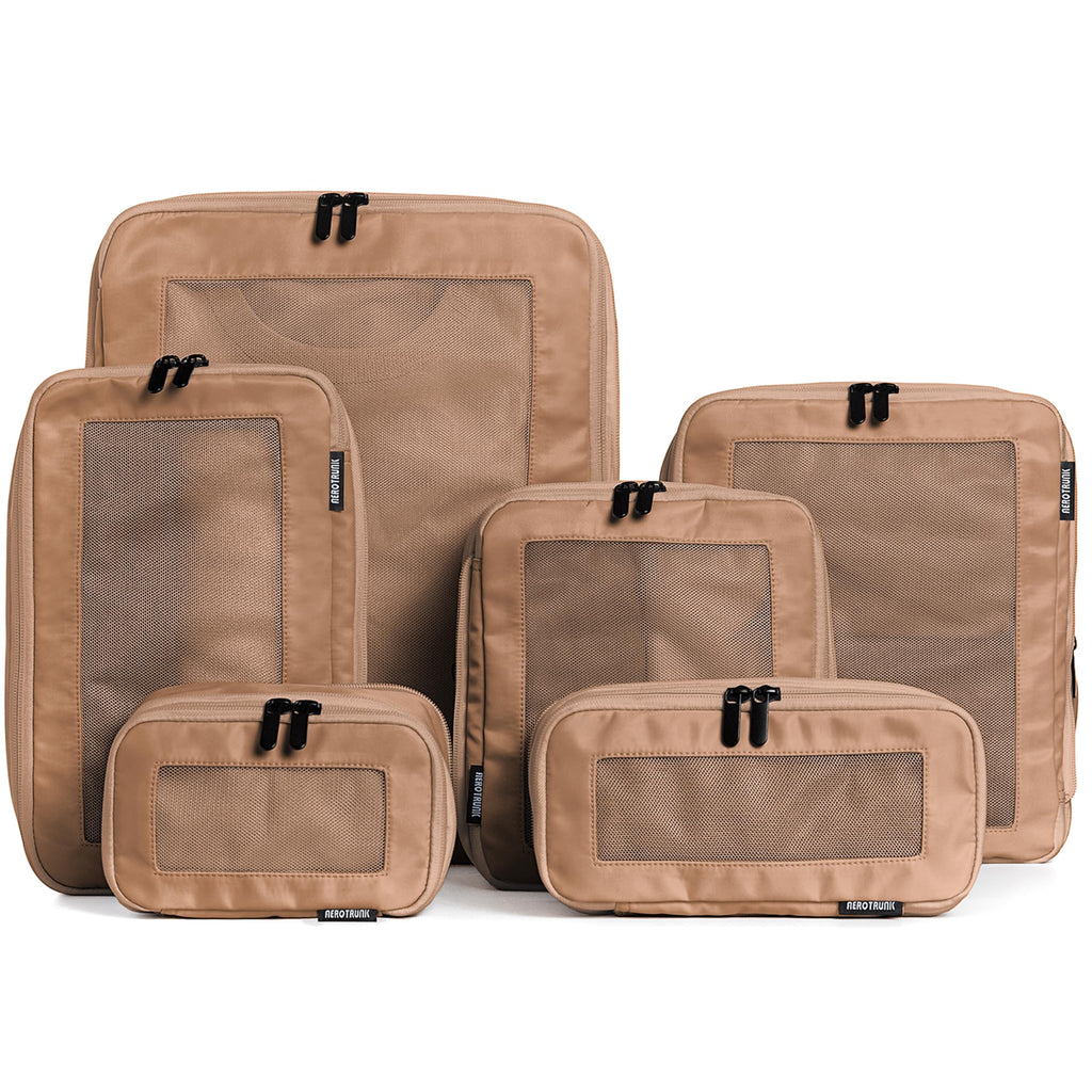Aerotrunk Compression Packing Cubes for Travel, 4-Pack, Teal