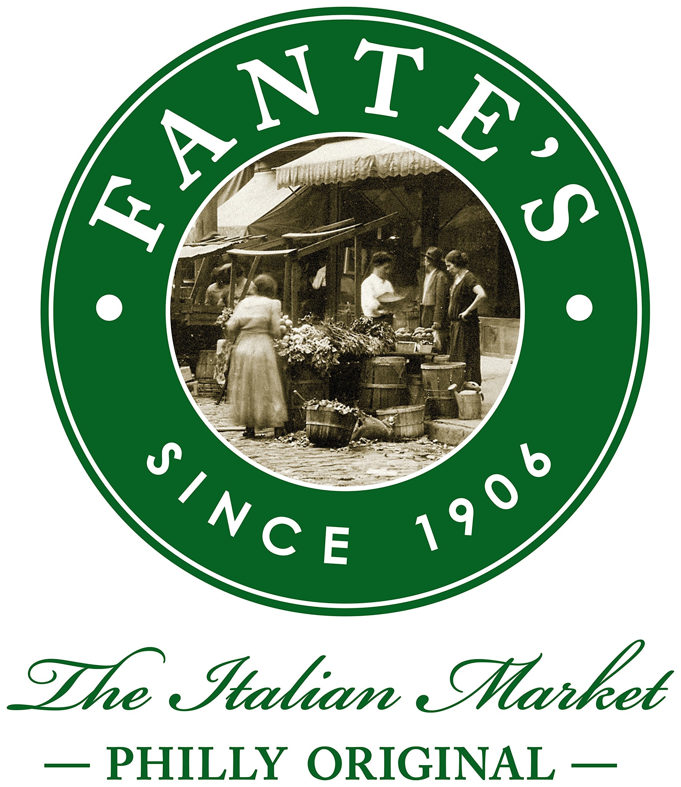 Fantes No-Peel, Self Cleaning Garlic Press, 6.25 x 1-Inches, the Italian Market Original since 1906