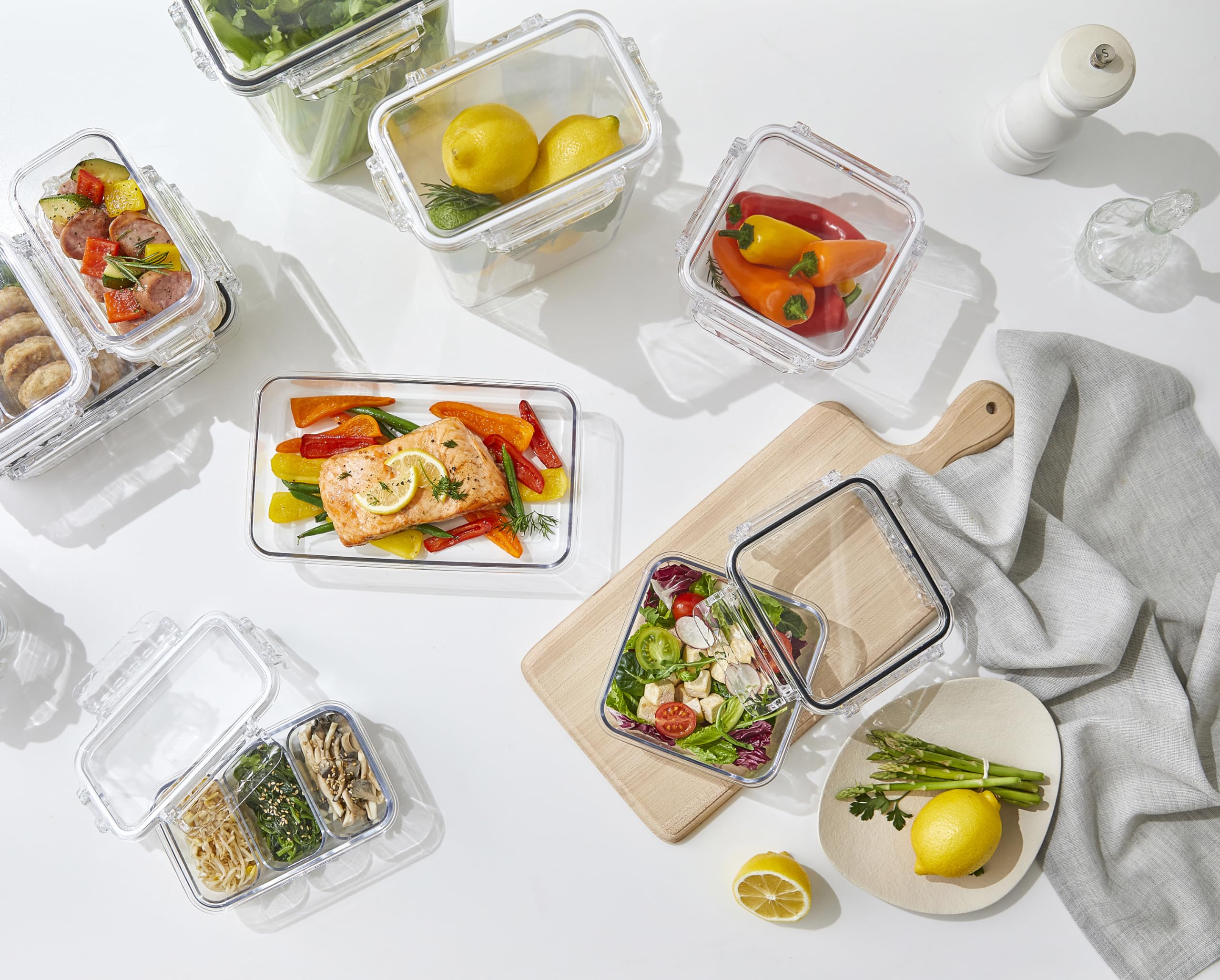 gotman Airtight Food Storage Container with Lid(13.5oz) Leak-Proof Baby Food Box | BPA-Free | Meal Prep | Microwave, Freezer and Dishwasher Safe | Kitchen Fridge Organizer Boxes | Fresher Food